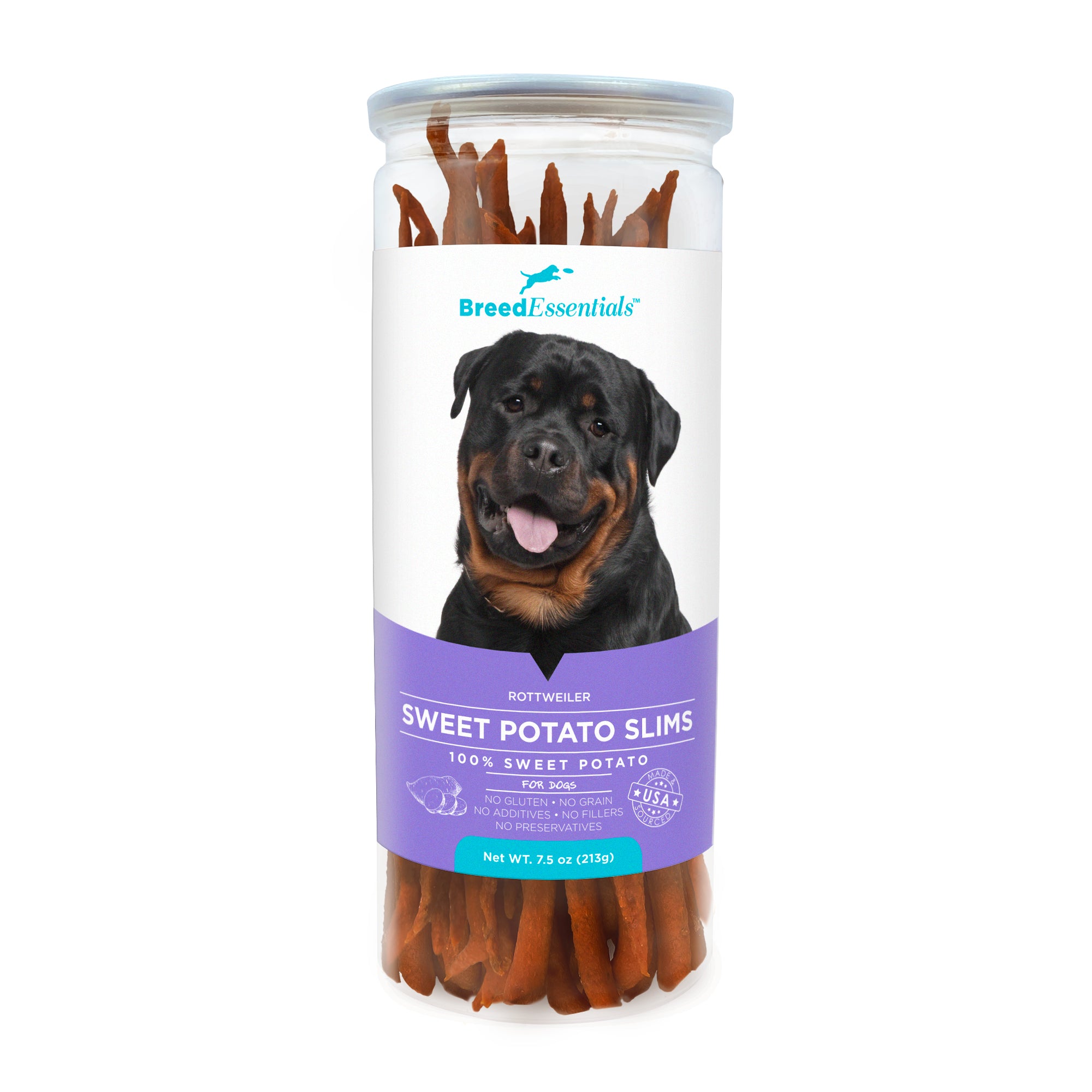 Sweet Potato Slims 7.5 oz Rottweiler Long Tail Pet